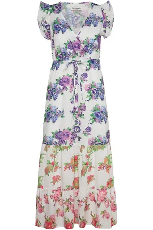 Lollys Laundry Samoll Midi Dress Sl Patterned