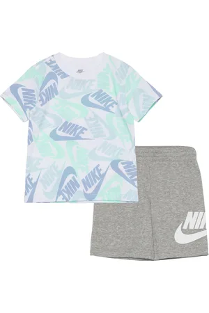 Nike Nkb Nsw Toss Aop 2Pc Short Set Grey