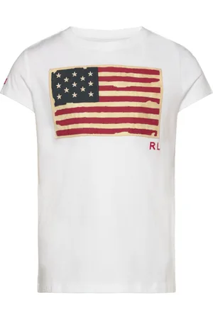 Ralph Lauren Flag Cotton Jersey Tee