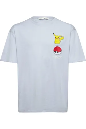 MANGO Pikachu Pokemon T-Shirt Blue
