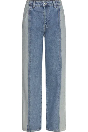 MANGO Two-T Straight-Fit Jeans Blue