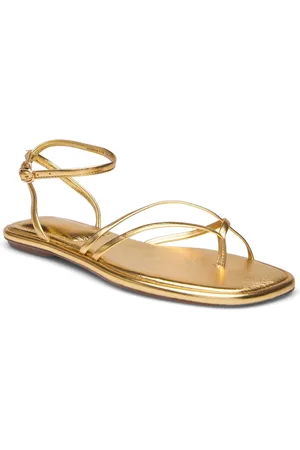 MANGO Metallic Straps Sandals