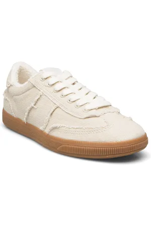 MANGO Trainers With Frayed Details Beige