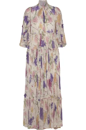 by Ti Mo Chiffon Shift Dress Purple