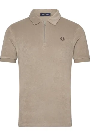 Fred Perry Z/N Toweling Polo Shirt Beige