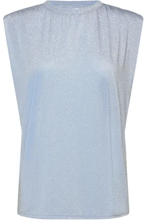 Coster Copenhagen Top In Lurex Blue