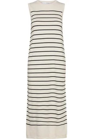 SELECTED Slfberga Sl Knit Dress Cream