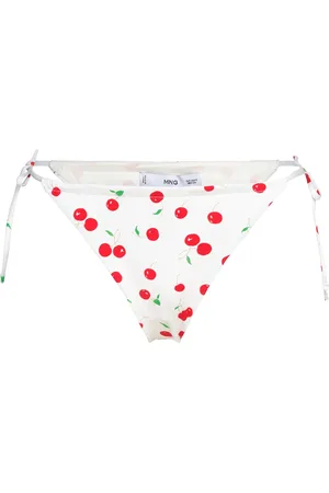MANGO Printed Brazilian Bikini Bottoms Patterned