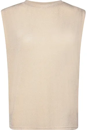 Coster Copenhagen Top In Lurex Cream