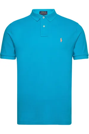 Ralph Lauren The Iconic Mesh Polo Shirt Blue