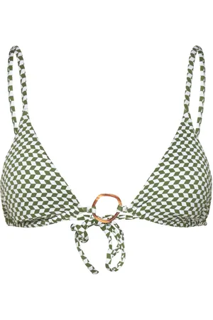 Etam Vaiana Swimsuit Wireless Triangle Top Green