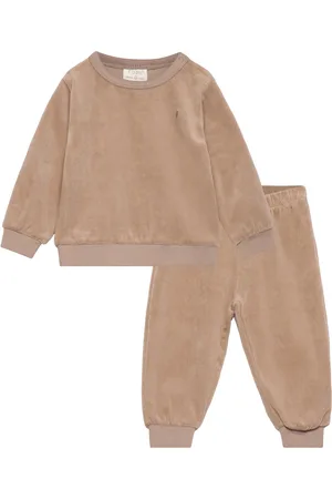 FIXONI Velour Set Beige