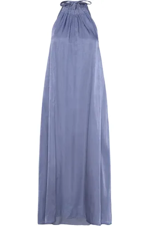 Minus Msvimia Halter Neck Dress Blue