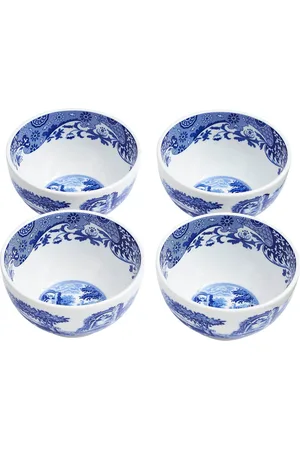 Spode Blue Italian Dip Bowls - Set Of 4 Blue