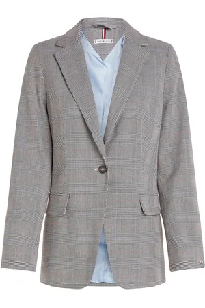 Tommy Hilfiger Pow Check Regular Blazer Grey