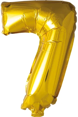 Joker Foil Balloon Number 7 86 Cm