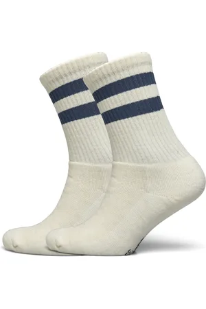 Alpacasocks&Co Merino Casual Stripes 2-Pack White