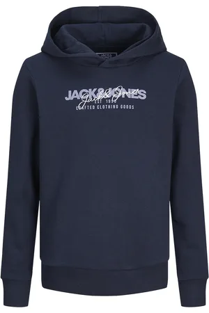 JACK & JONES Jjalvis Sweat Hood Jnr Navy Jack & J S
