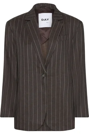 DAY Birger et Mikkelsen Emile - Casual Linen Stripe Brown