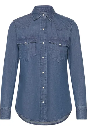 Ralph Lauren Slim Fit Denim Shirt Blue