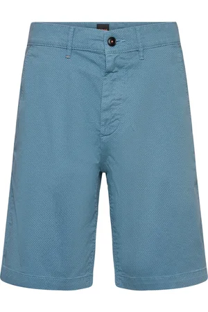 HUGO BOSS Chino-Slim-Shorts Blue