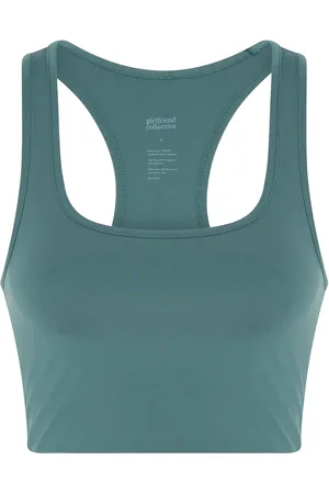 GIRLFRIEND COLLECTIVE Tipped Paloma Bra Green