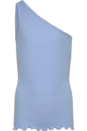 Rosemunde Cotton Shoulder Top Blue