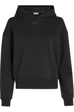 Calvin Klein Nano Logo Relaxed Hoodie Black