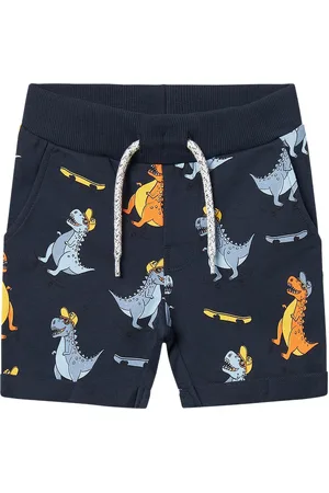 NAME IT Nmmvermo Aop Long Swe Shorts Unb F Noos Blue