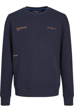 JACK & JONES Jjgreat B2S Sweat Crew Loose Ln Jnr Navy Jack & J S