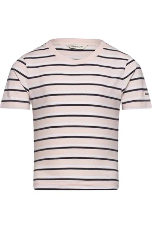 GANT Striped T-Shirt Pink