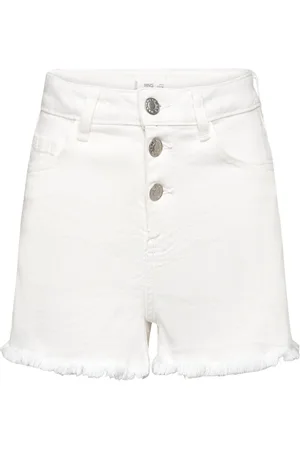 MANGO Denim Shorts With Buttons