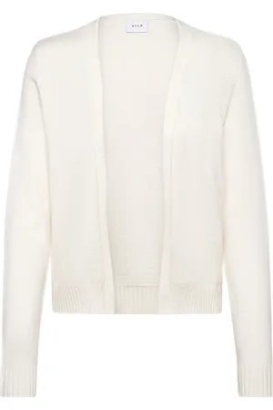VILA Viril Short L/S Knit Cardigan-Noos White