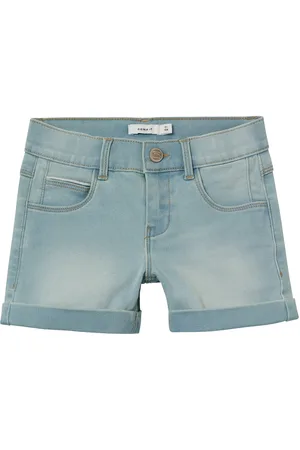 NAME IT Nkfsalli Slim Dnm Shorts 6470-Tx Noos Blue