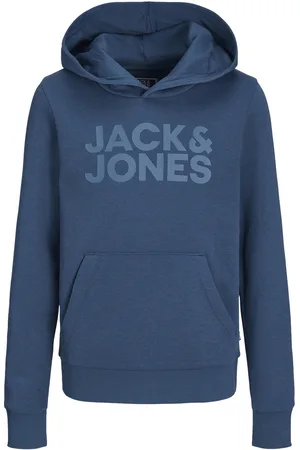 JACK & JONES Jjecorp Logo Sweat Hood Noos Jnr Blue Jack & J S