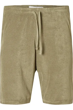 SELECTED Slhrelax-Terry Shorts Ex Green