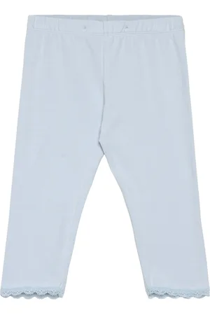 Lindex Capri Leggings With Lace Blue