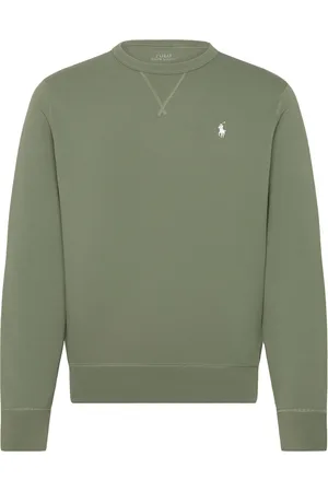 Ralph Lauren Marled Double-Knit Sweatshirt Green