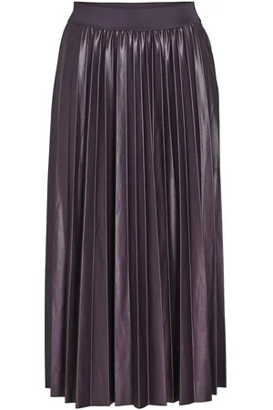 VILA Vinitban Midi Skirt - Noos Purple