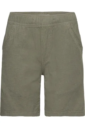 Lindex Shorts Linen Blend Khaki