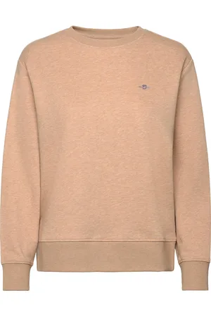 GANT Shield C-Neck Sweat Beige