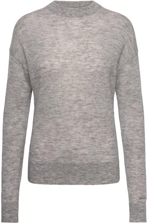 Calvin Klein Lw Alpaca C-Nk Sweater Grey