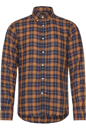 Morris Linen Check Bd Shirt