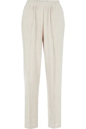 Y.A.S Viggi Hw Ankle Pant Noos Cream