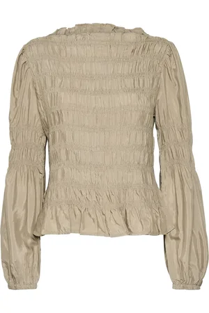 Cream Crhenva Blouse Khaki