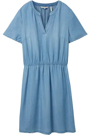 TOM TAILOR Dress Denim Look Blue