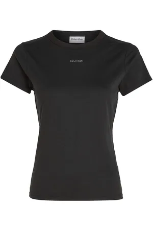 Calvin Klein Nano Logo Slim T-Shirt Black
