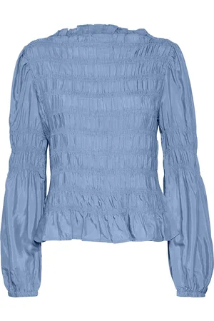 Cream Crhenva Blouse Blue