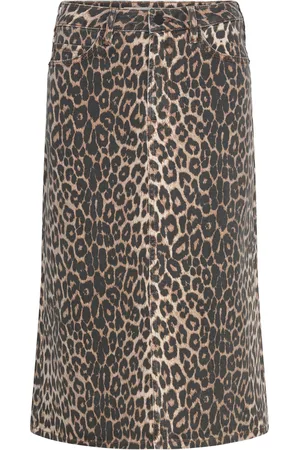 Pieszak Pd-Anika Midi Skirt Leopard Brown