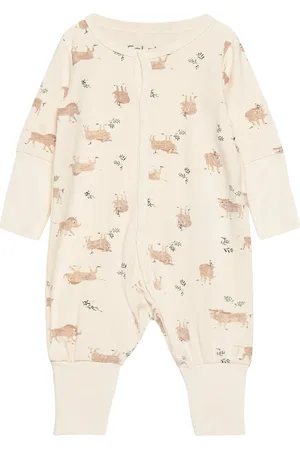 CeLaVi Jumpsuit Ls - Aop Cream